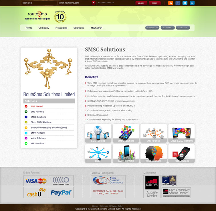 Routesms internal page1 design