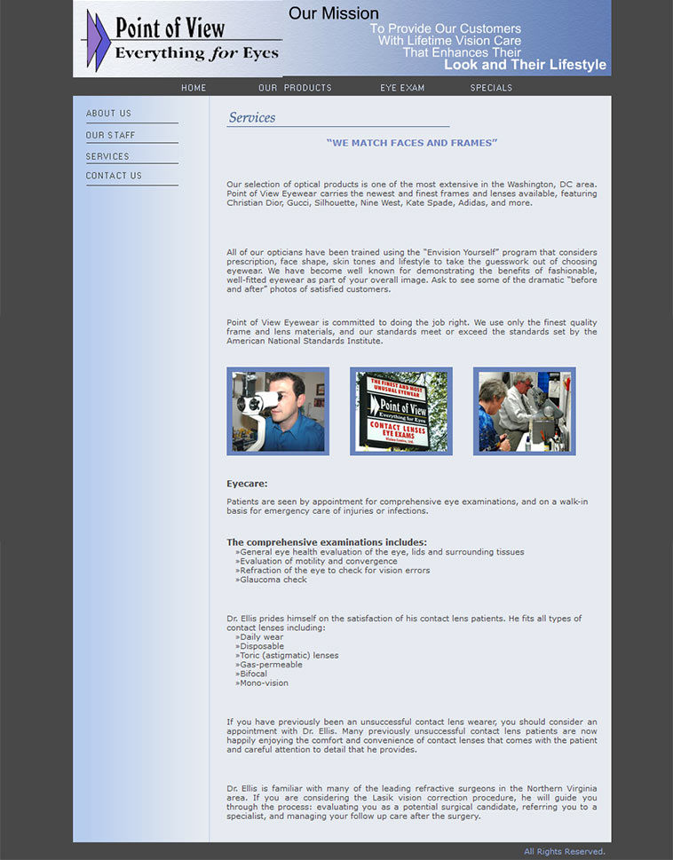 Point Of View Eyewear Internal Page2 Layout