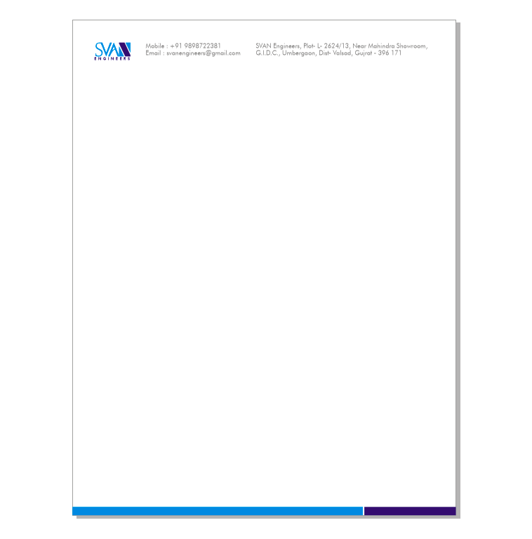 SVAN Engineers Letterhead Artwork